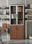 Wooden Office Filing Cabinet - 2 Door - 5