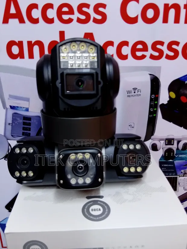 Triple Lens 4G CCTV Camera na Ufuatiliaji wa Simu ya Mbali - 1
