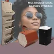 Kifuko cha Kuhifadhi Miwani 5-Slot Kinachokunjwa na cha Kunyongwa - 1