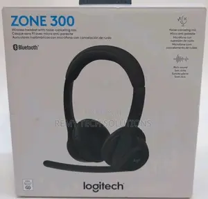 Logitech Zone 300 Wireless Headphones - Nyeusi