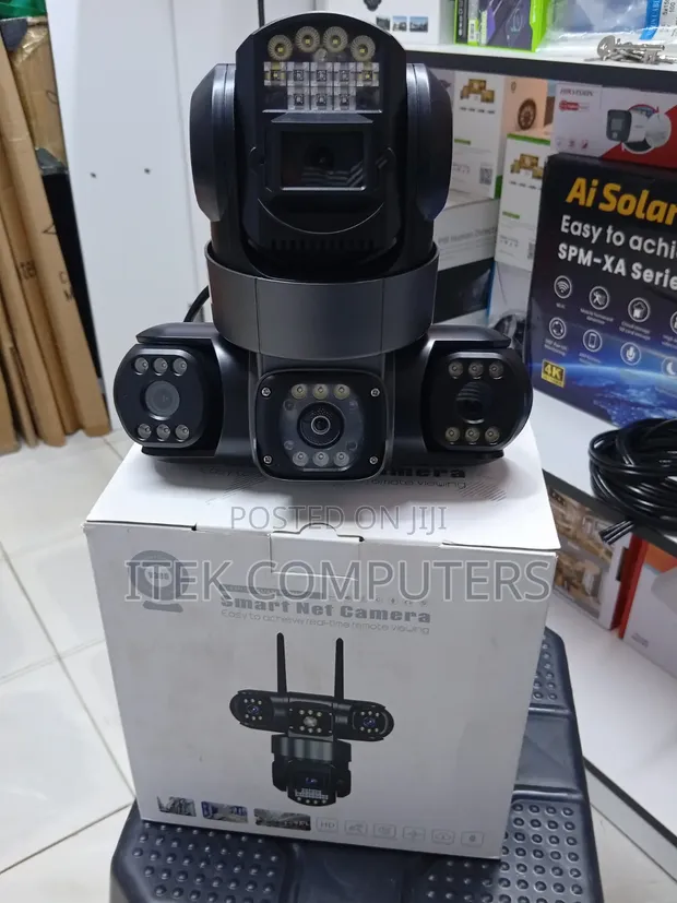 Triple Lens 4G CCTV Camera for Farms & Remote Areas - 1