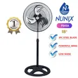 Nunix 18-inch Free Standing Fan with Steel Blades - 2