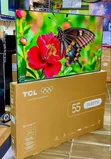 TCL TV ya Inchi 55 QLED 4K Google - 1
