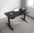 Electric Standing Office Desk - 1200MM Black Height Adjustable - 1