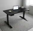 Electric Standing Office Desk - 1200MM Black Height Adjustable - 4