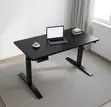 Electric Standing Office Desk - 1200MM Black Height Adjustable - 5