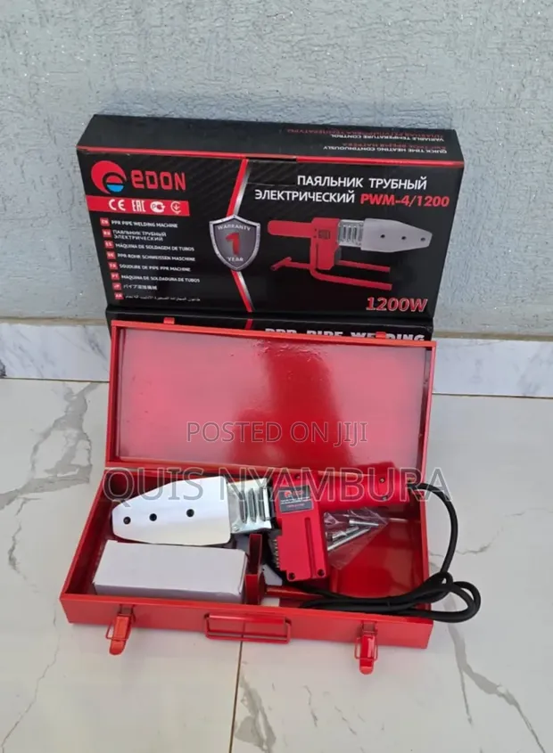 Brand New Edon 1200W Electric PPR Pipe Welding Machine - 1