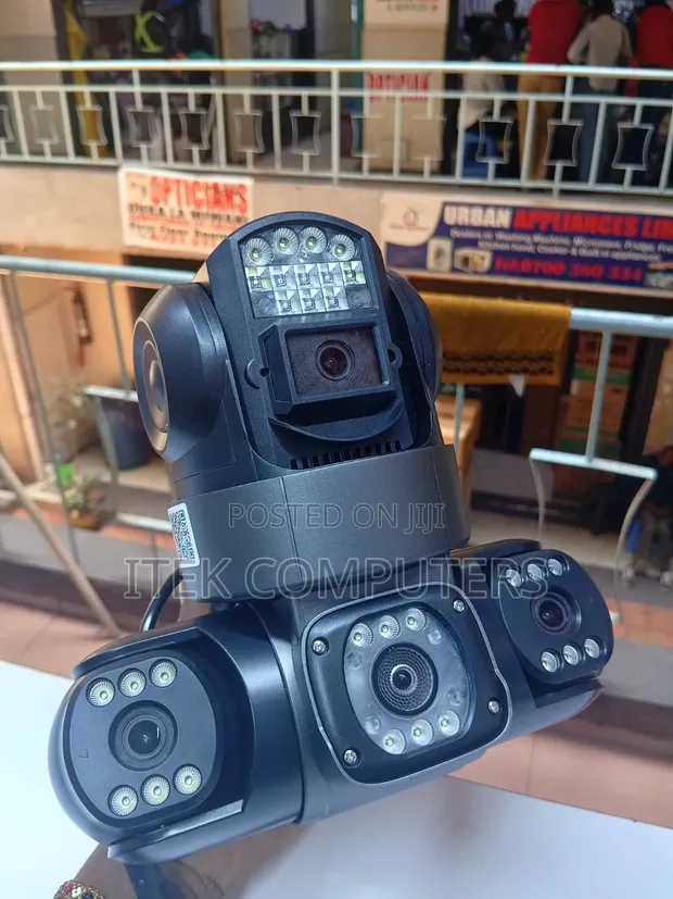 Triple Lens 4G CCTV Camera kwa Ulinzi wa Site na Shamba - 1