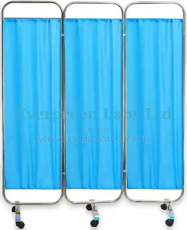 3-Fold Ward Screen - Medical Privacy Partition - 1