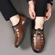 Sandali za Ngozi za Wanaume Zinazopumua - Size 39-44 - 4