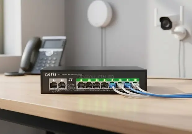 Netis P124GC 24-Port POE Full Gigabit Switch - 1