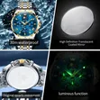 Olevs Chronograph Moon Phase Watch - 2