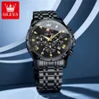 Olevs Chronograph Moon Phase Watch - 3