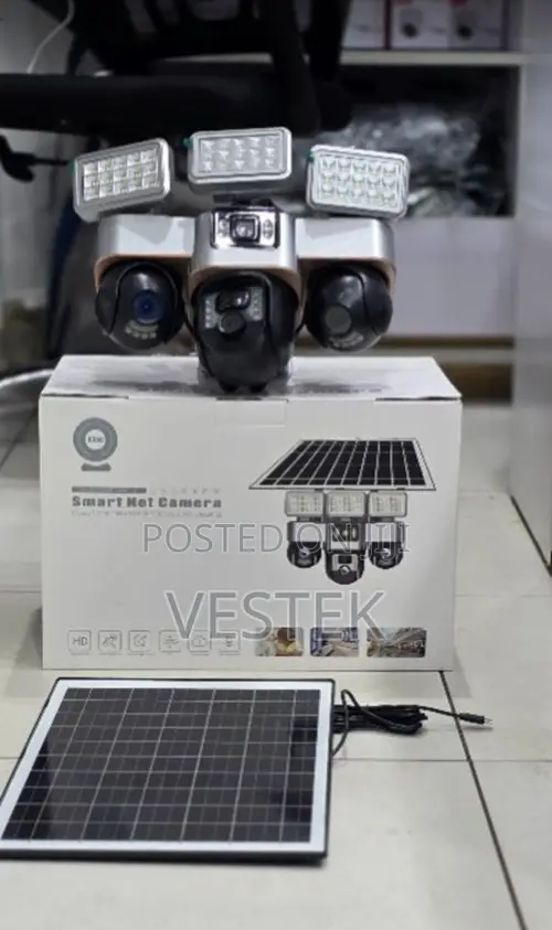 VTS30 Wi-Fi Outdoor Solar Security Camera with Floodlight - 1