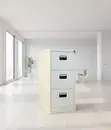 Lockable Vertical 3 Drawer Cabinet with Soft Close - 2