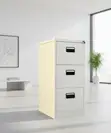 Lockable Vertical 3 Drawer Cabinet with Soft Close - 5