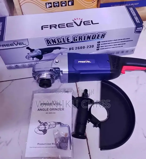 Freevel 2600W 9" Angle Grinder Mpya - 1
