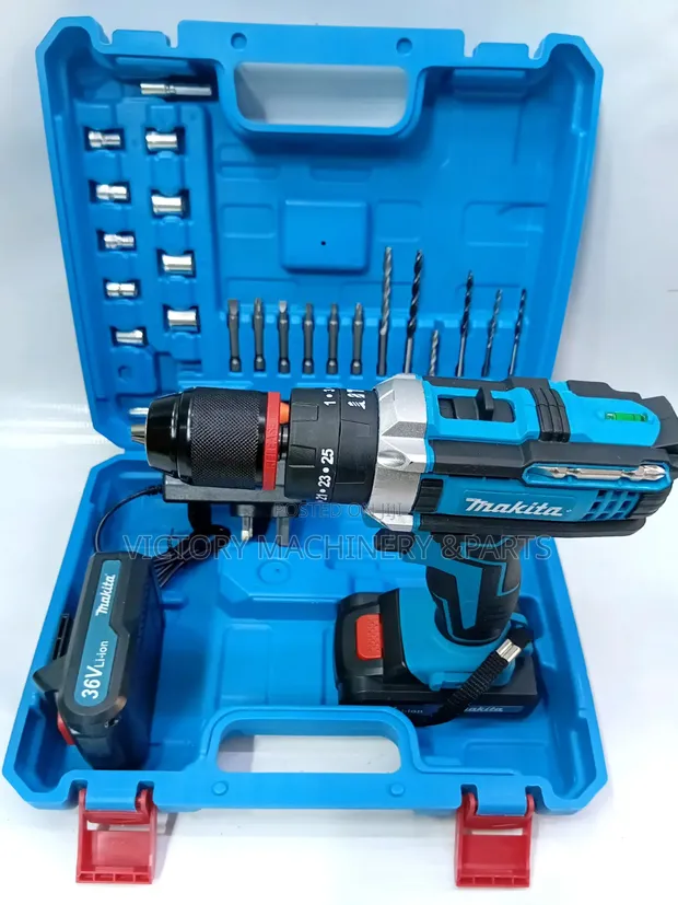 Makita 36V Cordless Drill with Metal Chuck - 1