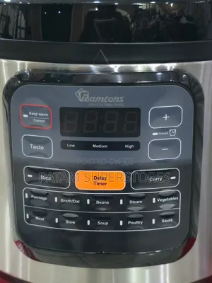 Ramtons Electric Pressure Cooker 6L RM/582 Stainless Pot