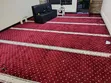 Carpet Nzito ya Maroon yenye Doti kwa Ofisi za Mtendaji - 1