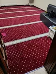 Carpet Nzito ya Maroon yenye Doti kwa Ofisi za Mtendaji - 2