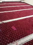 Carpet ya Ofisi ya Premium Maroon Dotted Per Meter Mraba - 2