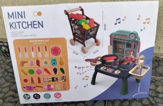 Mini Kitchen Play Set - Mpya Kabisa - 1