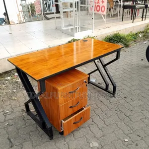 Ofisi ya Dawati na 1.2M Movable 3-Drawer Pedestal