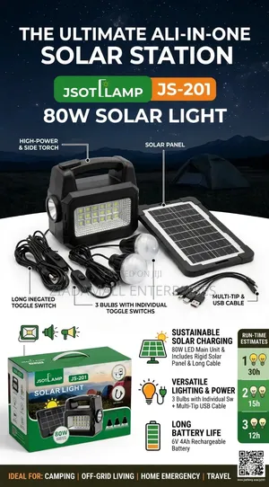 Solar Lighting System Kit na Balbu 3