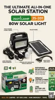 Solar Lighting System Kit with 3 Bulbs - 2