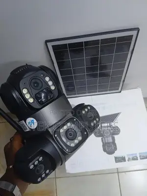 Kamera ya CCTV ya Solar yenye Lensi 3 za 4G kwa Usalama Nje