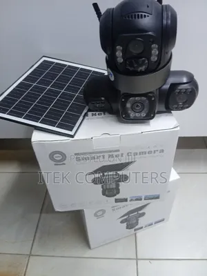 Kamera ya CCTV ya Solar ya 4G yenye Lensi Tatu za Nje