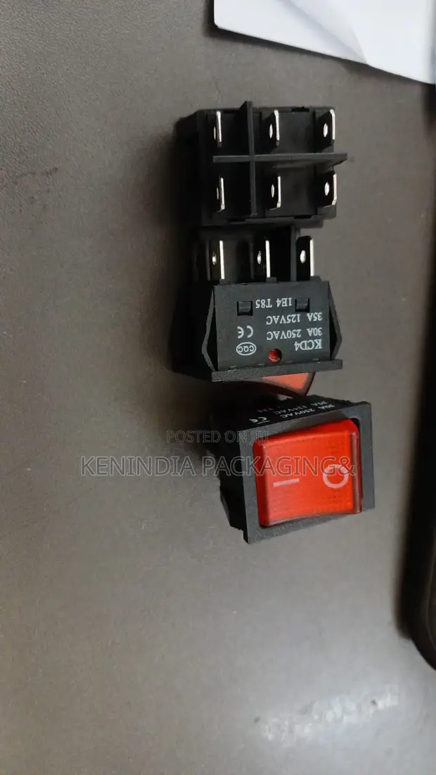 KCD4 Heavy-Duty Rocker Switch ya KUWasha/KUZIMA - 1