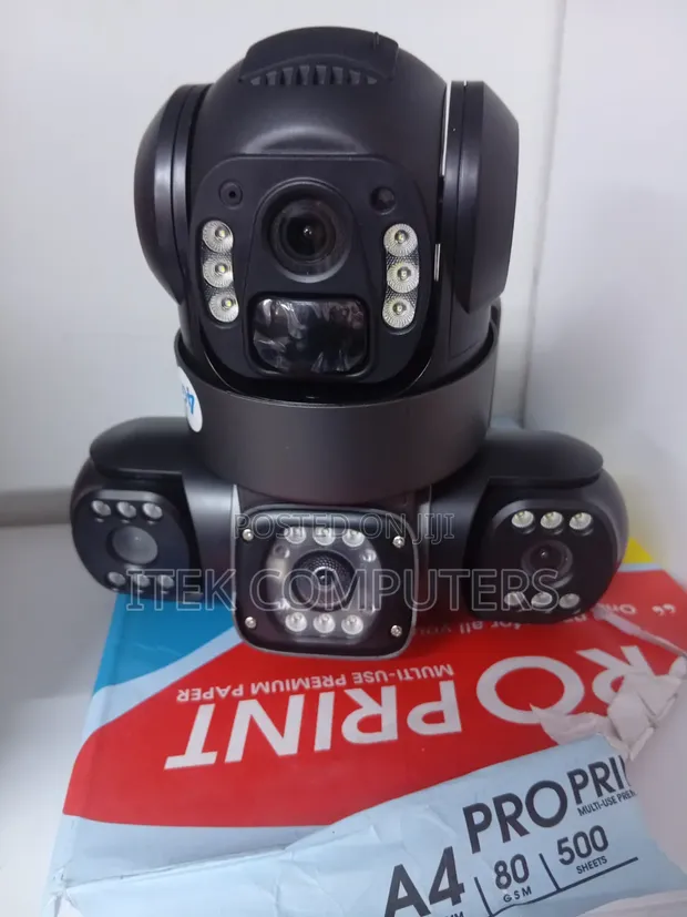 Kamera ya CCTV ya Solar yenye Lensi 3 za 4G kwa Mali Kubwa ya Nje - 1