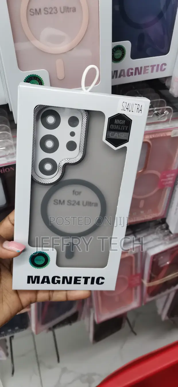 Translucent Matte Magnetic Case for Samsung Galaxy S24 Ultra (S23 Ultra Cutout) - 1