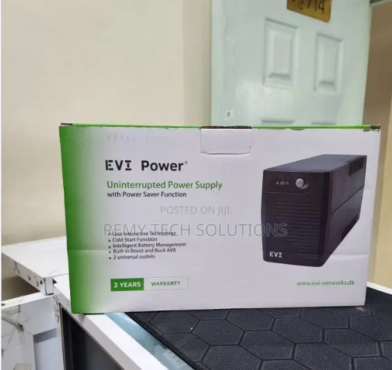 EVI 850VA / 480W Line Interactive UPS - 1