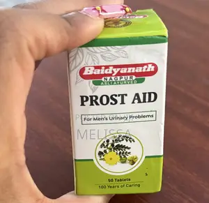 Baidyanath Prost Aid kwa Matatizo ya Mkojo kwa Wanaume - Vidonge 50