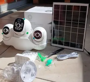Kamera ya Usalama ya V380 Pro Triple Lens Solar PTZ