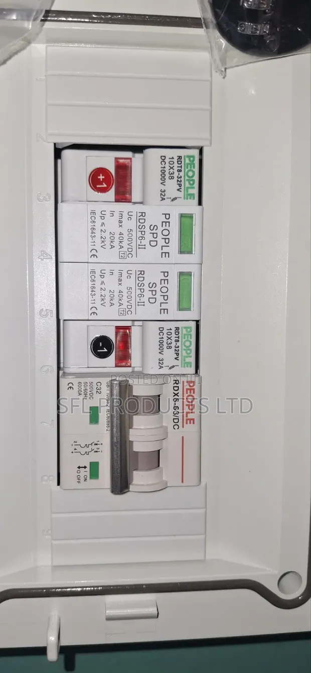 8-Way Solar PV Combiner Box with String Protection - 1