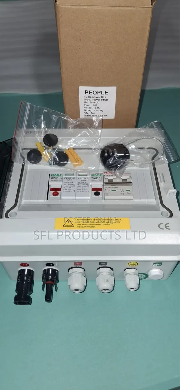 Solar Panel Combiner Box 500VDC 8-Way - 1