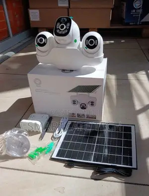 Kamera ya CCTV Isiyo na Waya ya Smart yenye Lensi 3 na Nguvu ya Jua