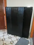Black Wooden Shoe Rack - 2