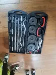 58kg Adjustable Dumbbell and Barbell Set - 3