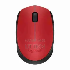 Logitech M171 Wireless Mouse (Nyekundu)