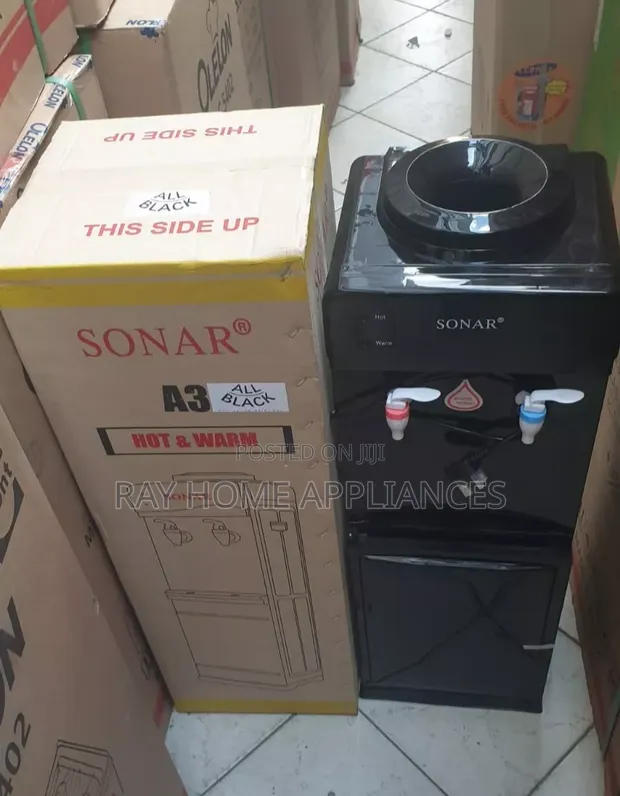 Dispenser ya Maji Moto na Baridi Nyeusi Mpya - 1