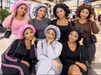 Brand New Satin Hair Bonnets (Grey/Black/Pink) - 1