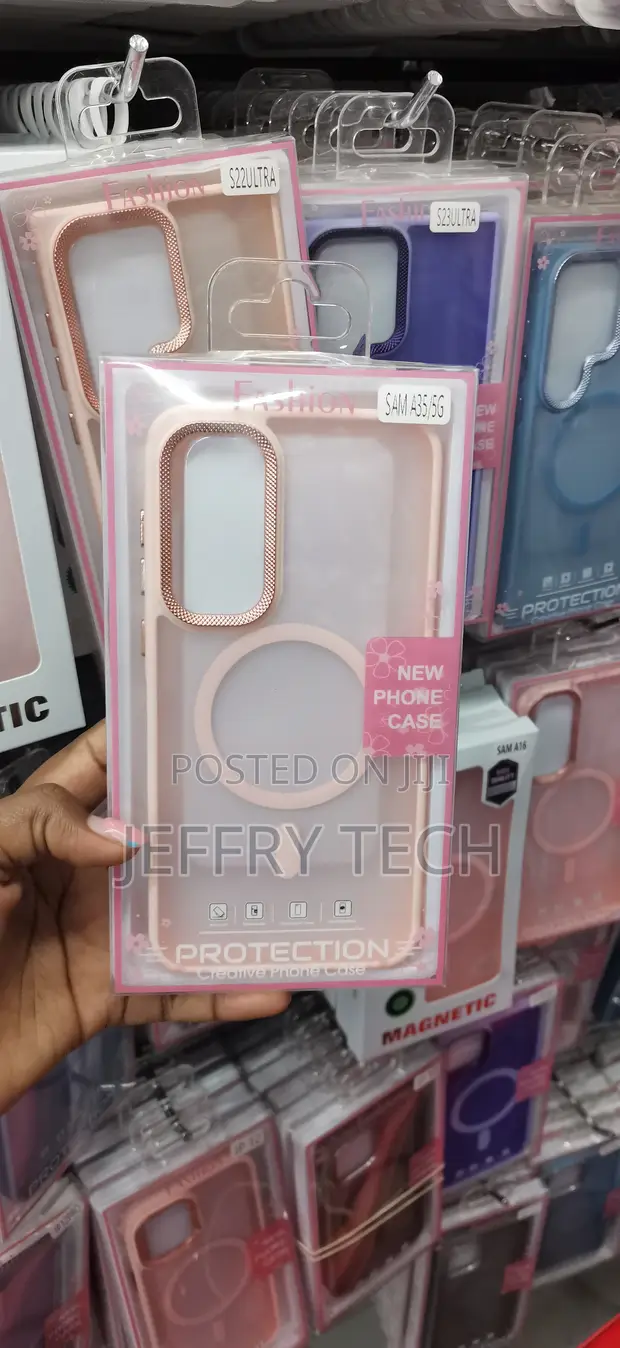 Frosted Translucent Magnetic Case for Samsung Galaxy A35 5G - 1