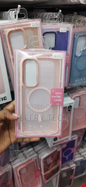 Frosted Translucent Magnetic Case for Samsung Galaxy A35 5G