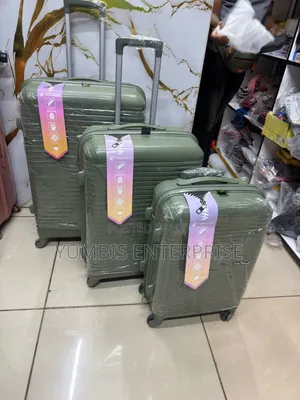 Seti ya Mizigo ya Rubber 3-in-1 Rangi ya Jungle (28", 24", 20")