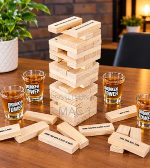 Drunken Tower Drinking Game - Fun Party Game